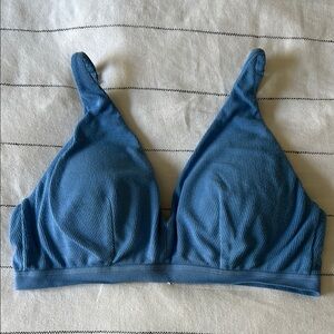 Knix Blue Wireless Triangle Bra